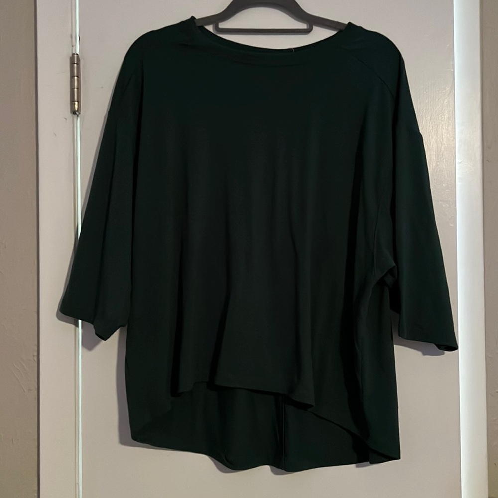 Zenana Hunter Green Blouse